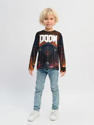 Детский лонгслив / DOOM - Hellgate