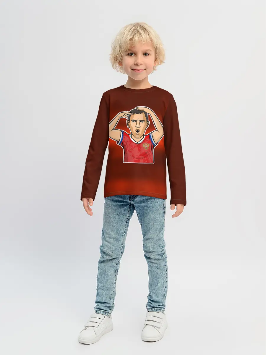 Детский лонгслив / Дзюба Russia edition
