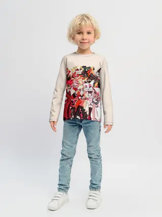 Детский лонгслив / ОТЕЛЬ ХАЗБИН ПЕРСОНАЖИ