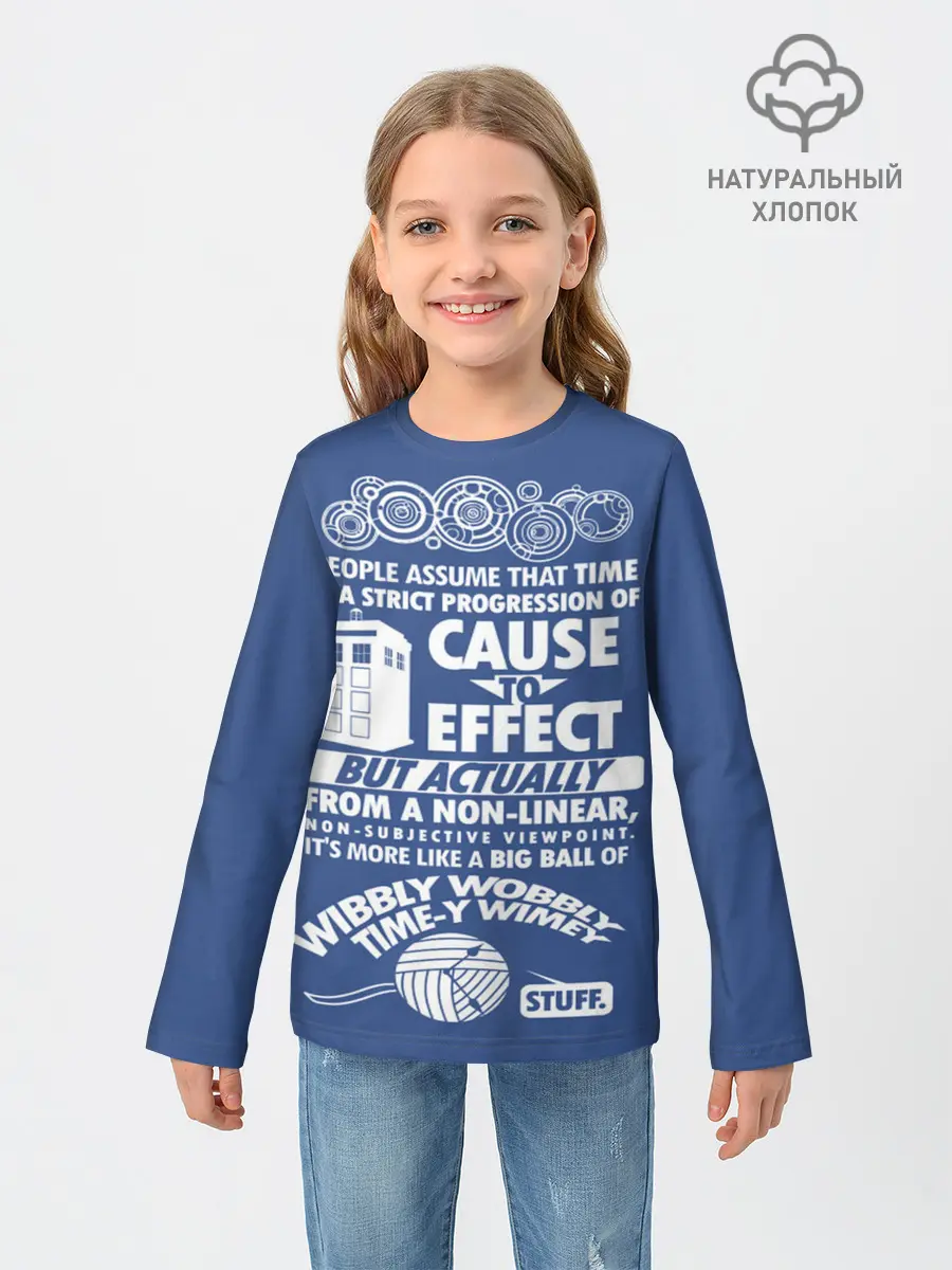 Детский лонгслив / Doctor Who