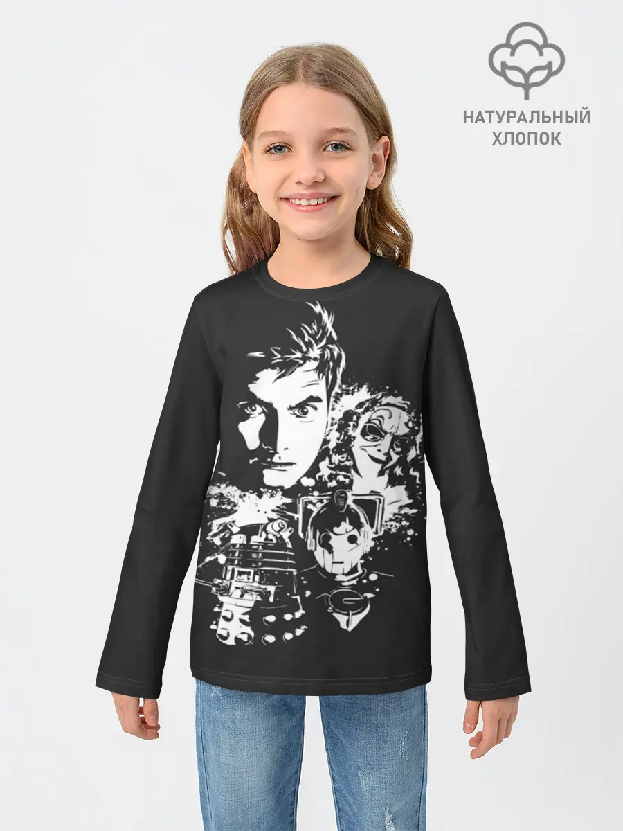 Детский лонгслив / Doctor Who