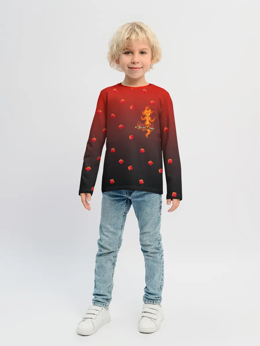 Детский лонгслив / Flame Princess