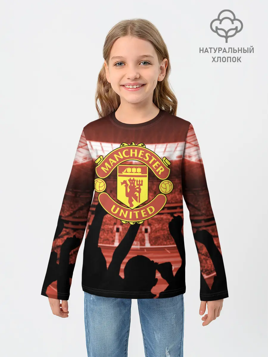 Детский лонгслив / Manchester United
