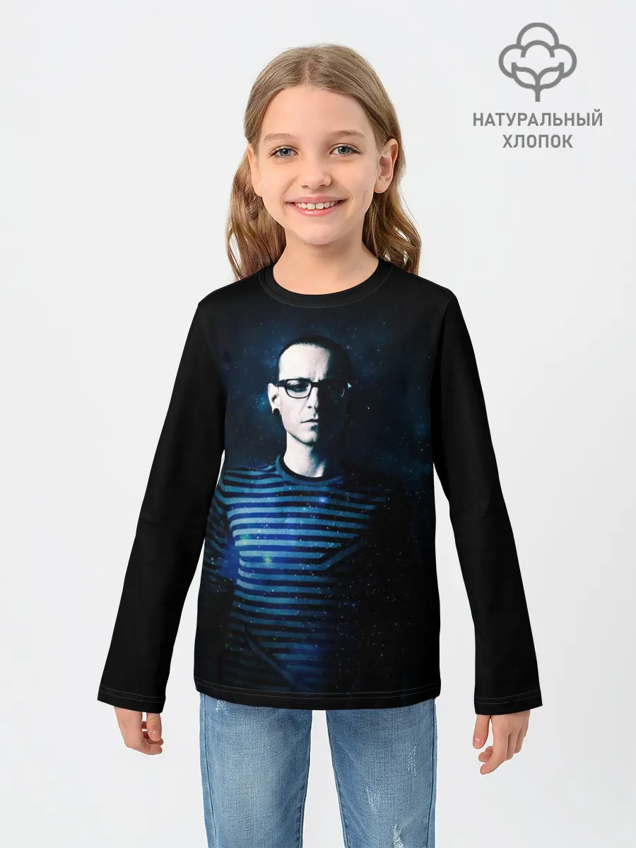 Детский лонгслив / Linkin Park Chester Bennington