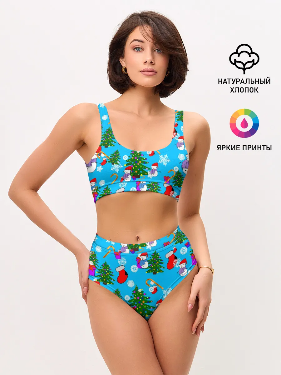 Женские топ и трусы / Новый год