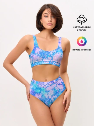 Женские топ и трусы / Нежные краски