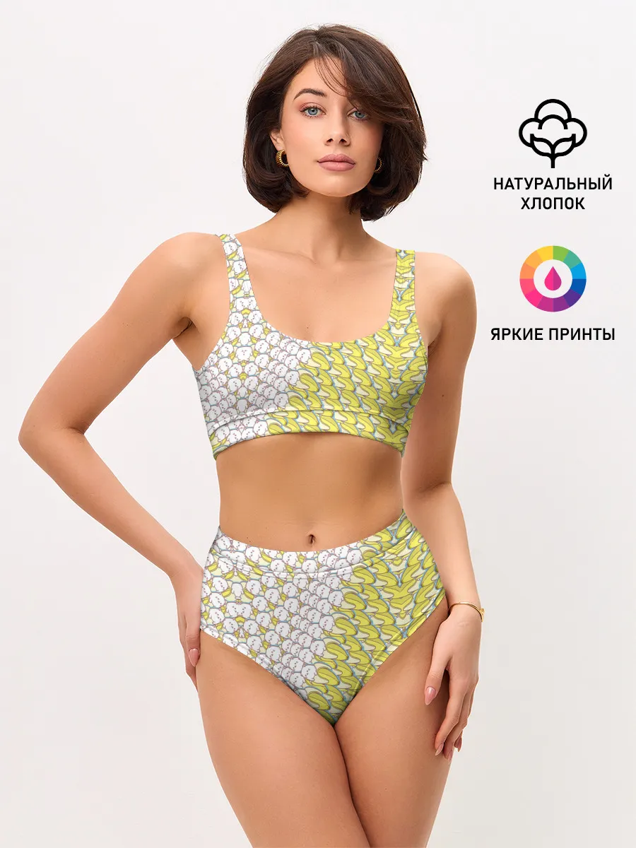 Женские топ и трусы / Банана-котики