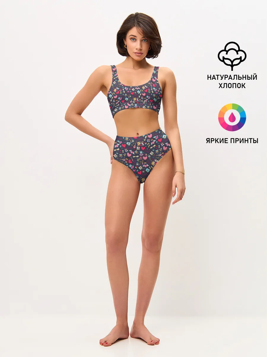 Женские топ и трусы / LOVE