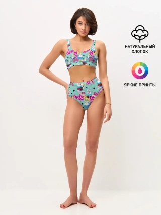 Женские топ и трусы / Alice in Wonderland