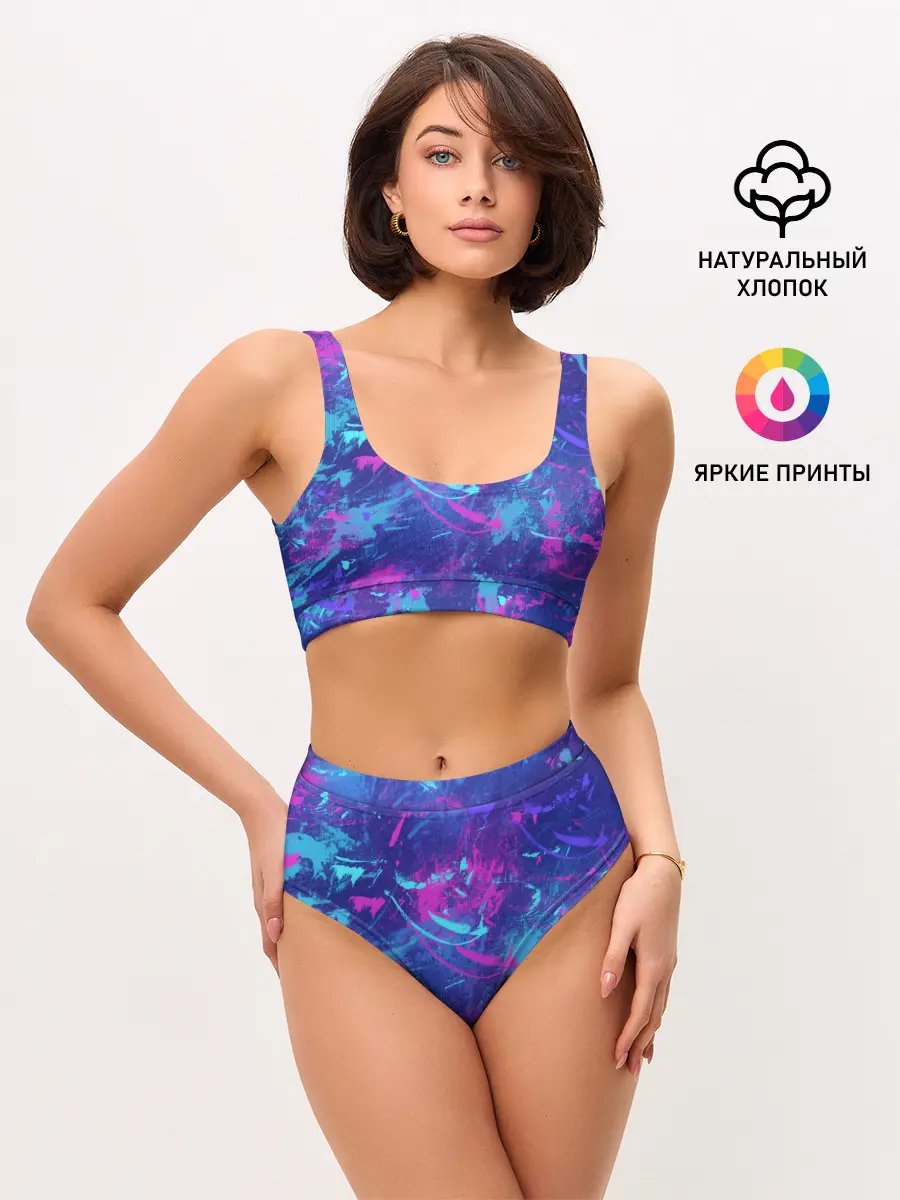 Женские топ и трусы / Краски