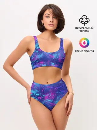 Женские топ и трусы / Краски