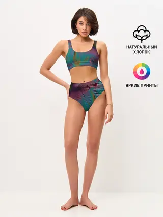 Женские топ и трусы / Современная абстракция