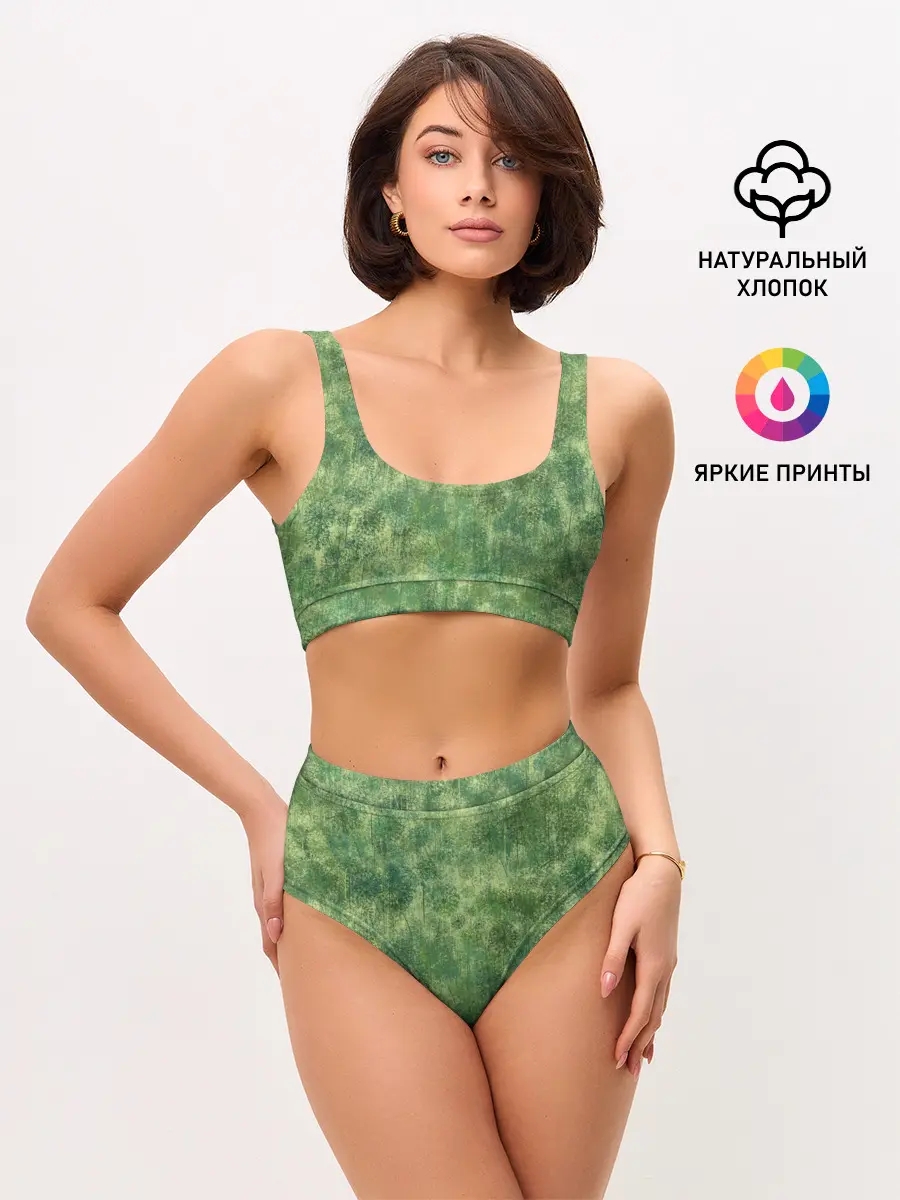 Женские топ и трусы / Одуванчики