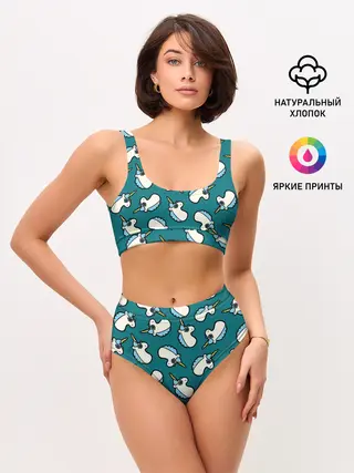 Женские топ и трусы / Крутые Единороги