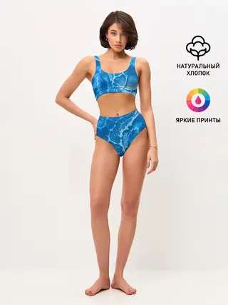 Женские топ и трусы / Ледяной
