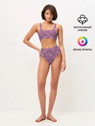 Женские топ и трусы / Йога