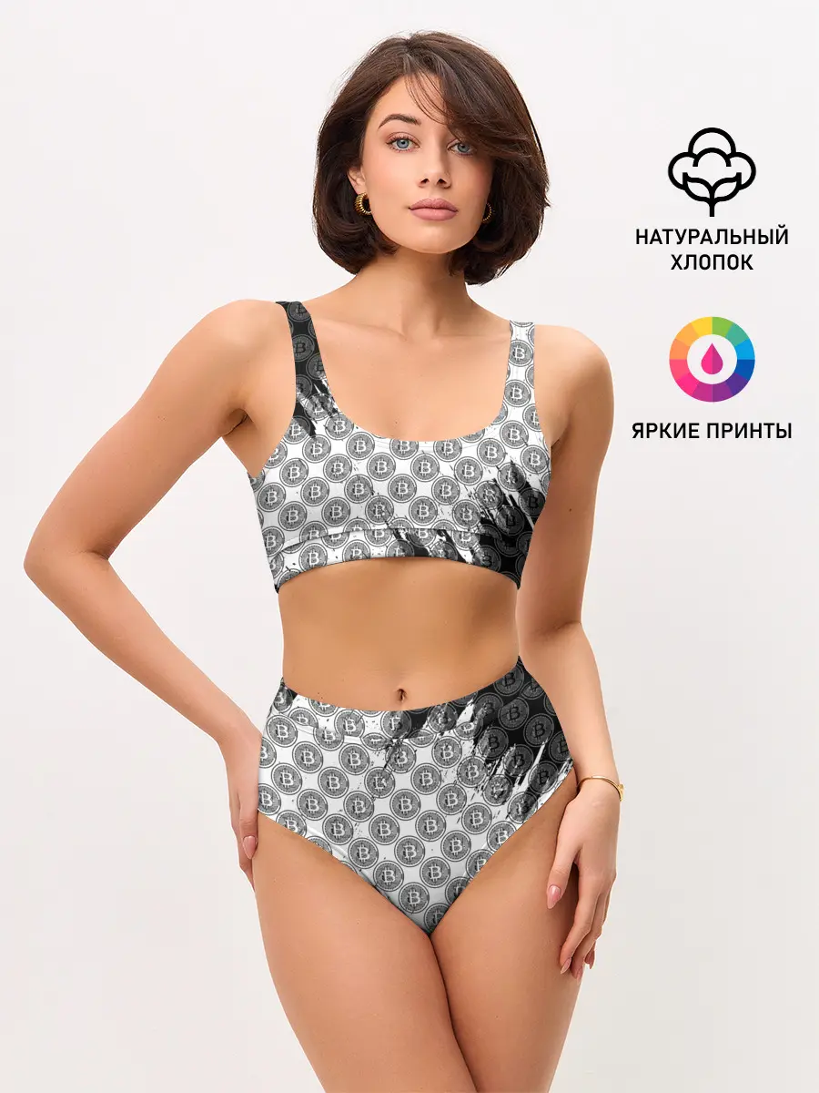 Женские топ и трусы / Bitcoin