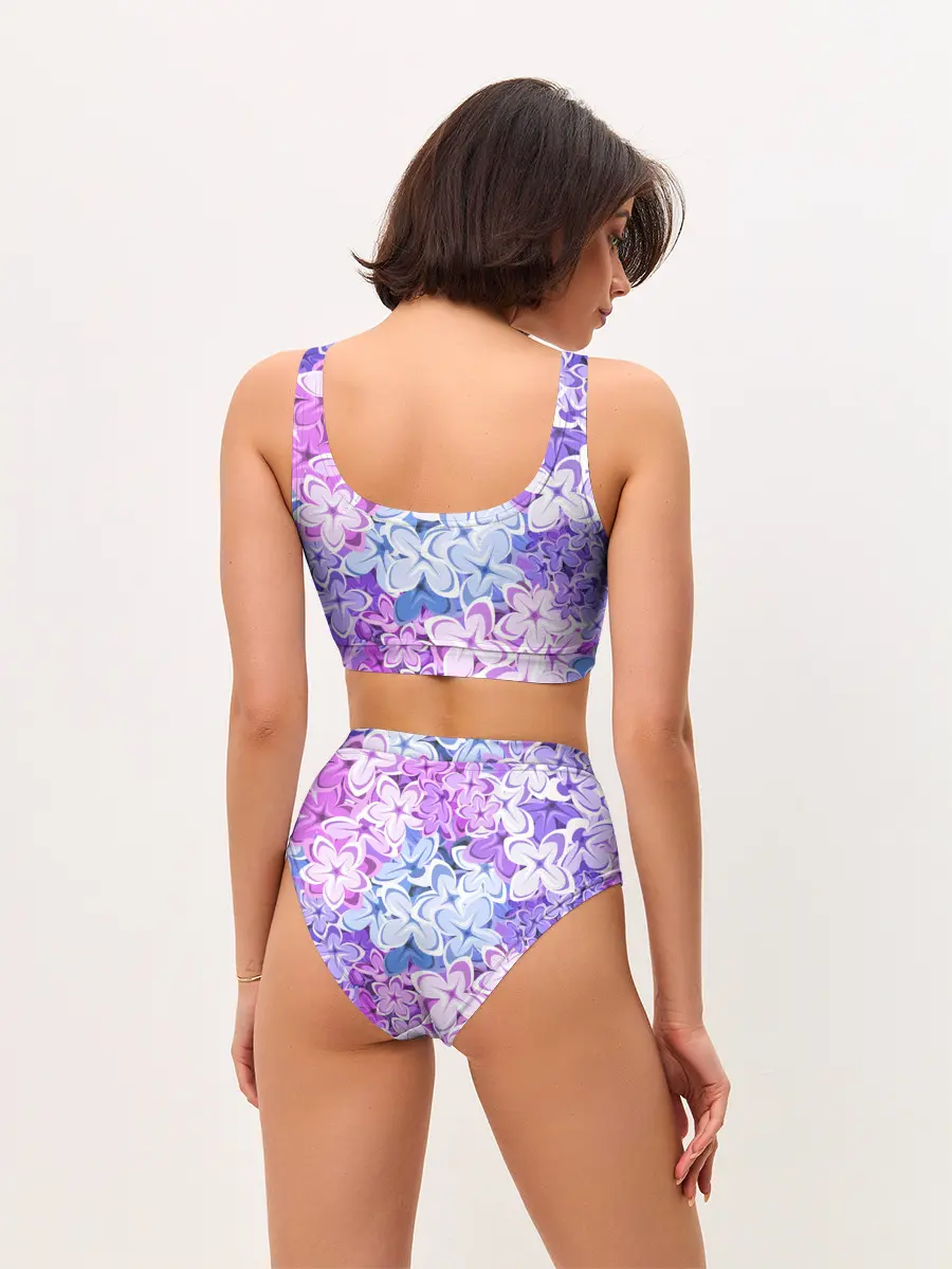 Женские топ и трусы / СИРЕНЬ | ЦВЕТЫ | LILAC
