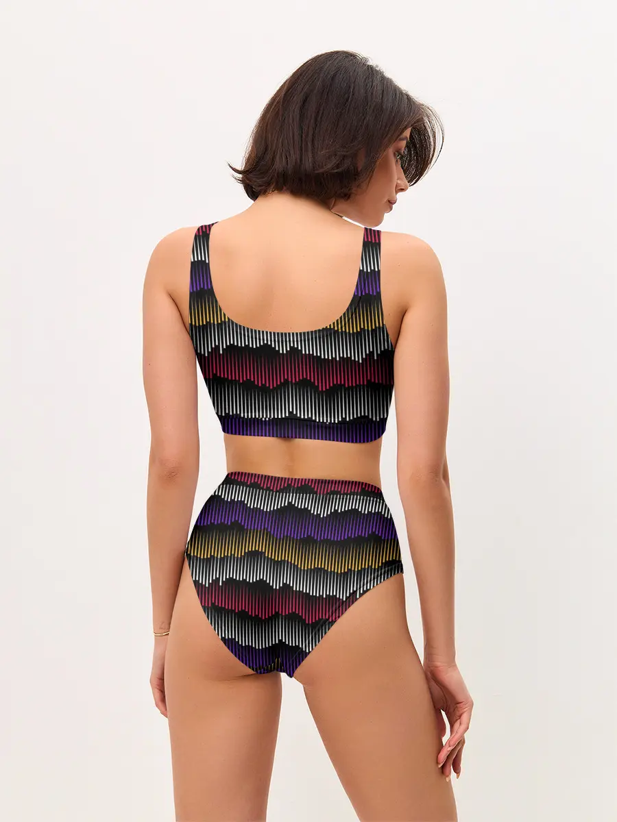 Женские топ и трусы / Волны