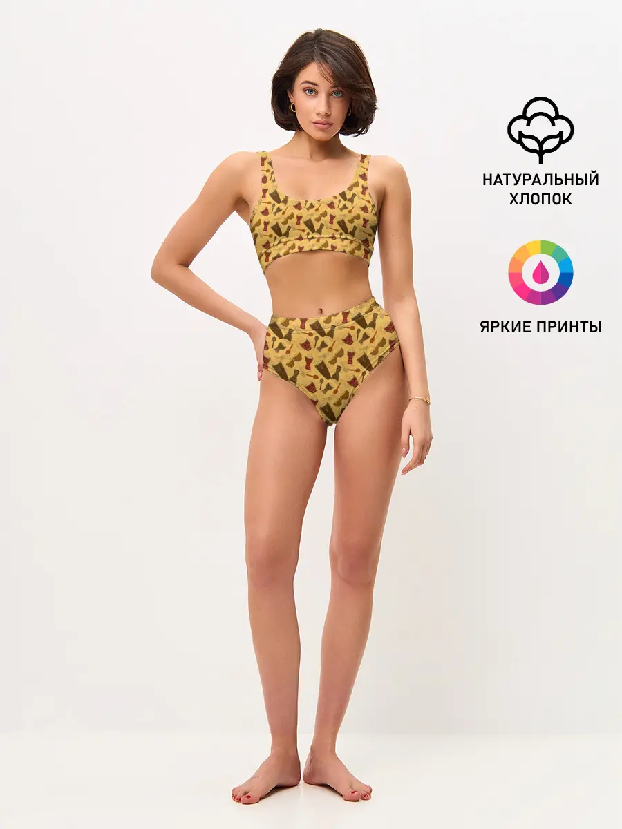 Женские топ и трусы / Ударные Инструменты