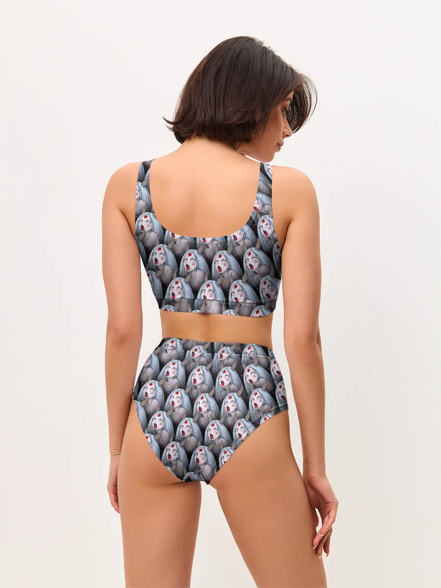 Женские топ и трусы / Kaguya Ahegao