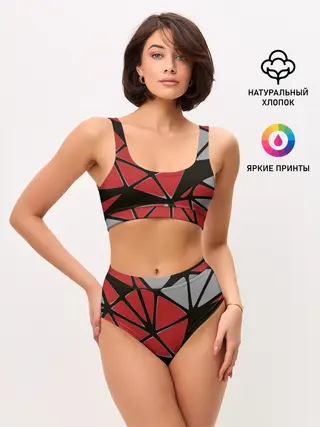 Женские топ и трусы / Треугольники