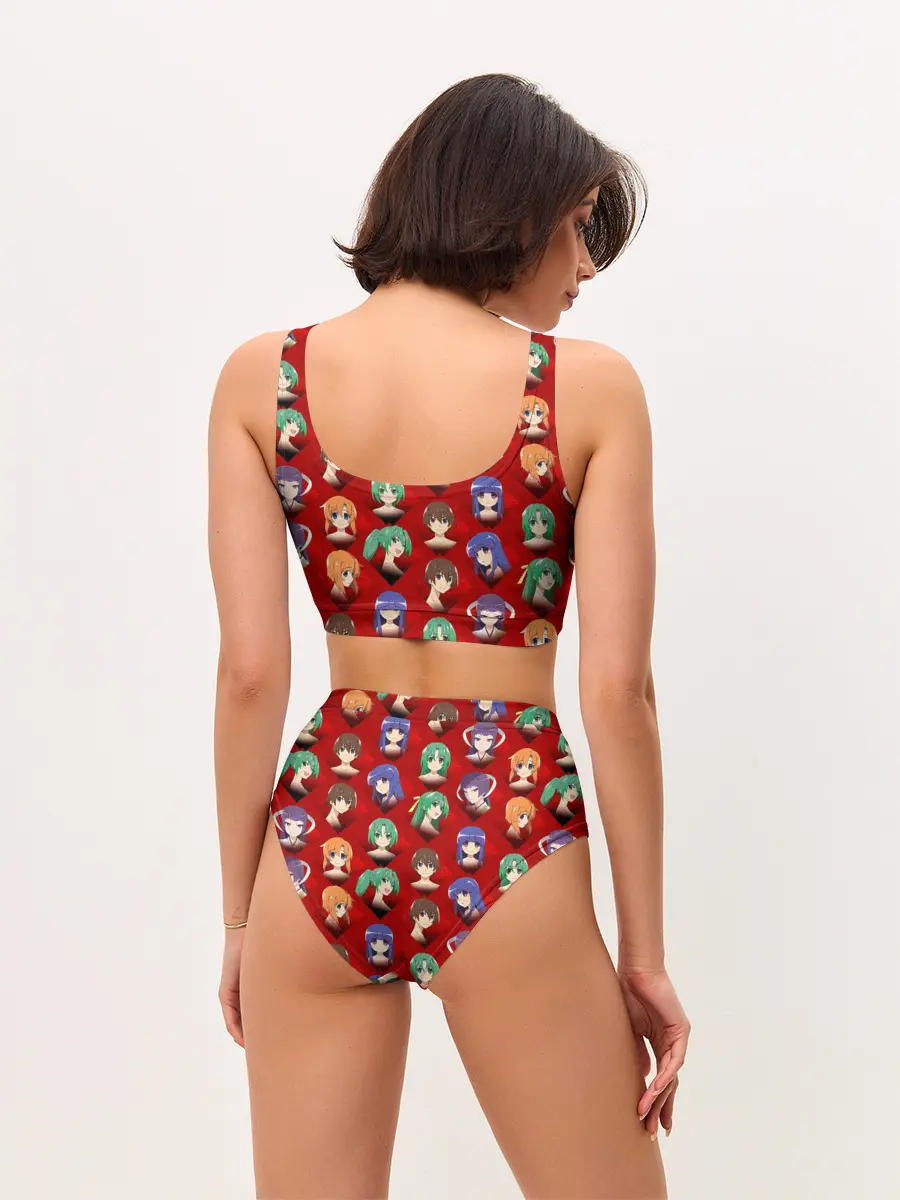 Женские топ и трусы / Characters Higurashi no...