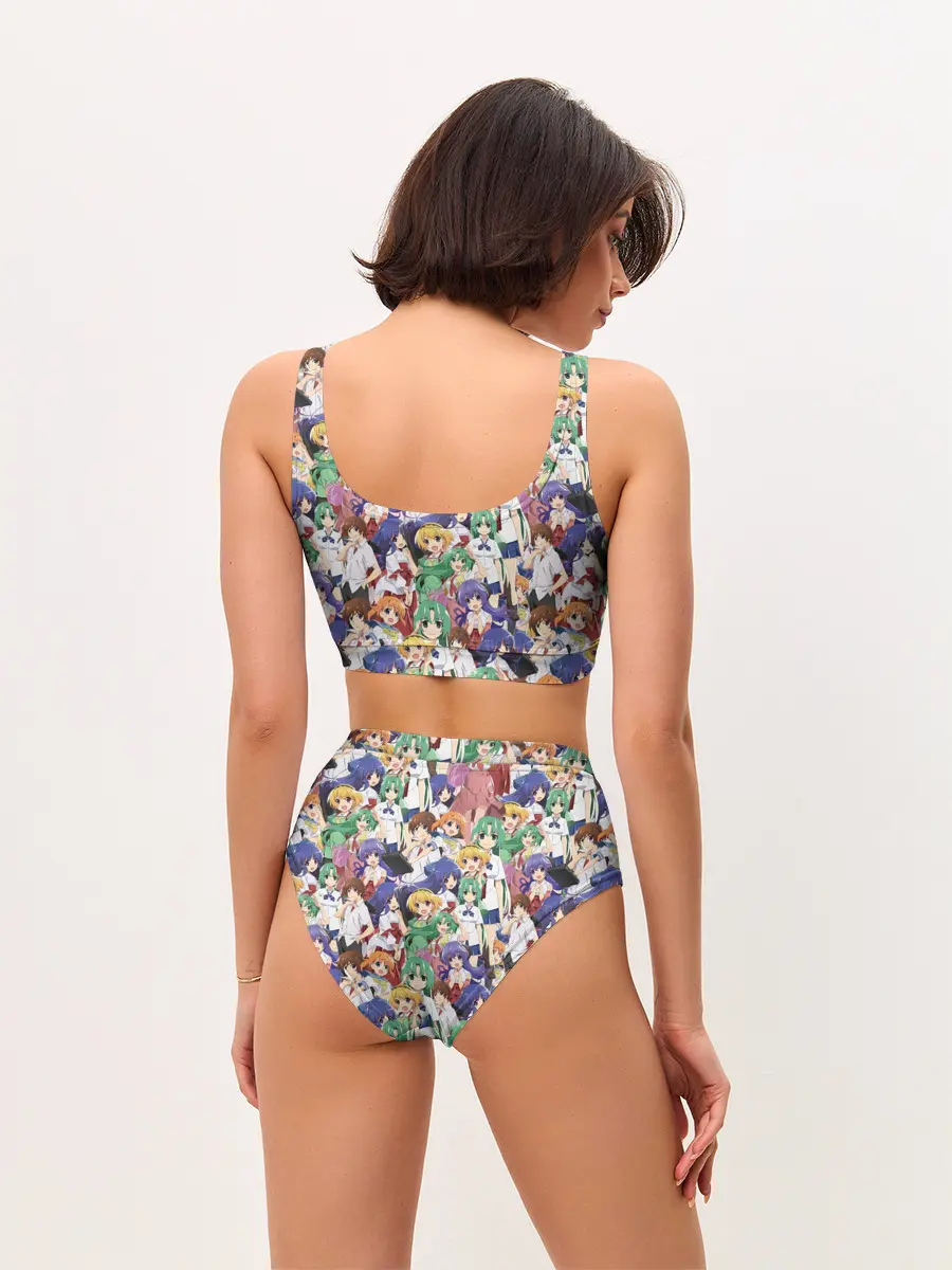 Женские топ и трусы / Аниме Когда плачут цикады