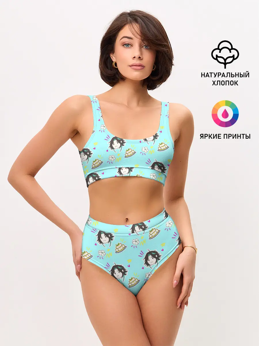 Женские топ и трусы / Сяо и тофу