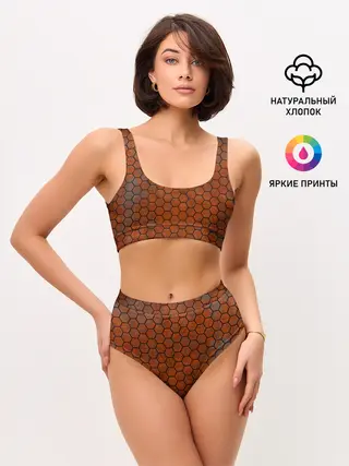 Женские топ и трусы / Ржавые Соты