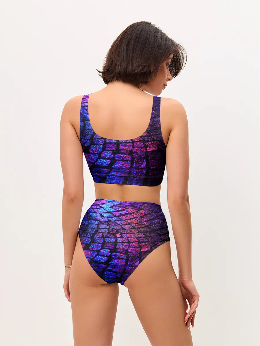 Женские топ и трусы / Мокрый асфальт