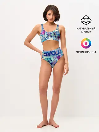 Женские топ и трусы / LOVE