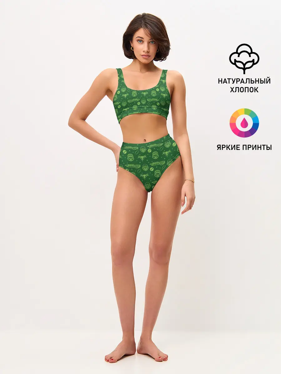 Женские топ и трусы / Halo Pattern