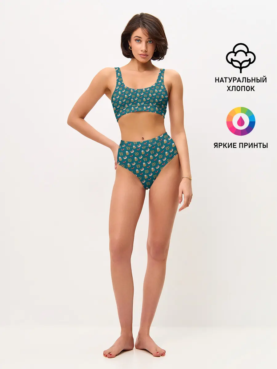 Женские топ и трусы / Узор для Октоберфеста