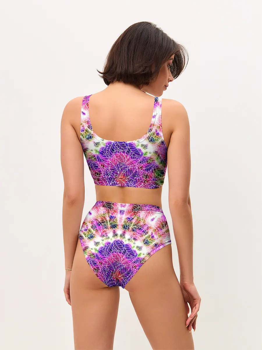 Женские топ и трусы / Тай-дай