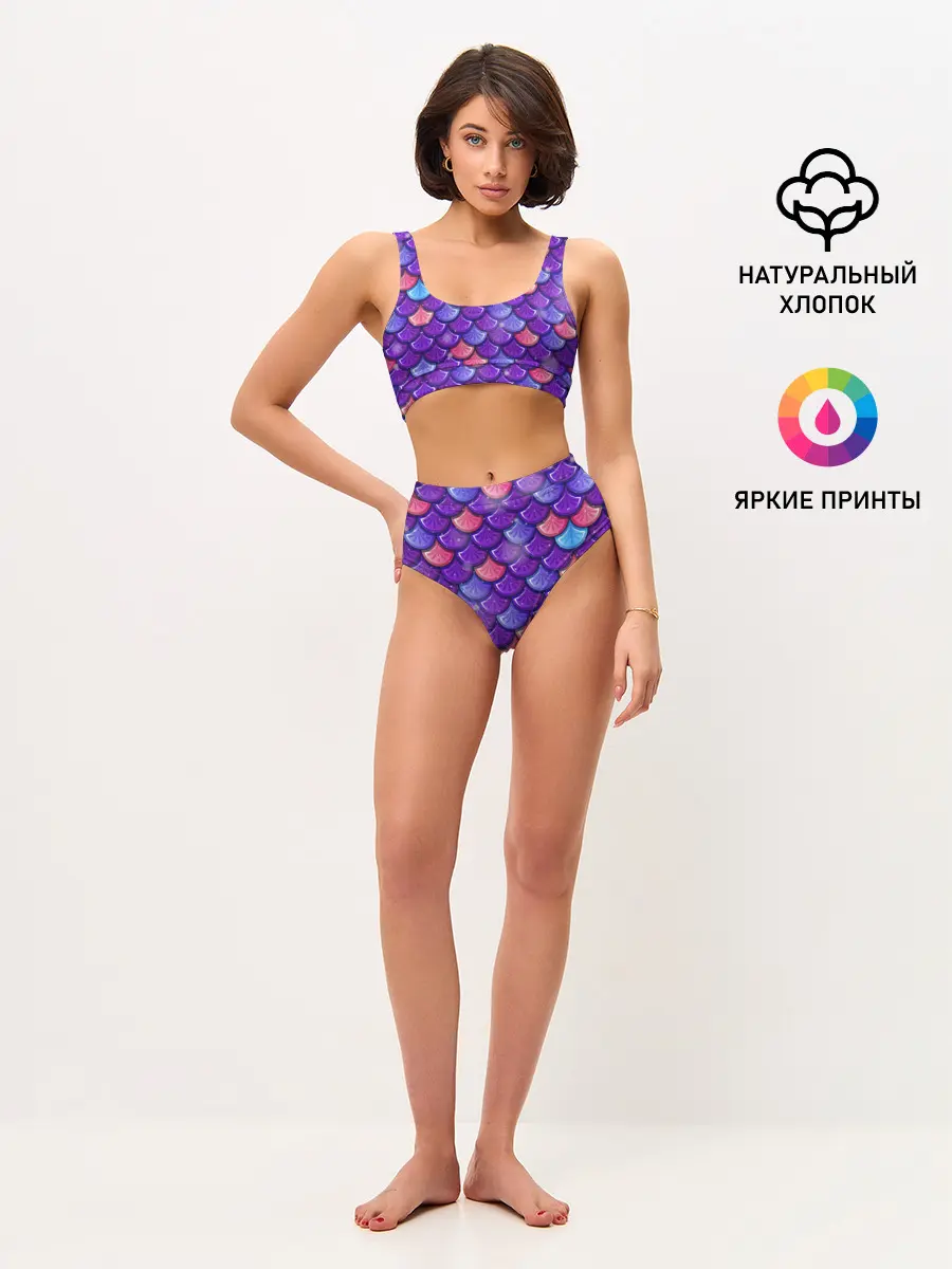Женские топ и трусы / РУСАЛКА | ЧЕШУЯ