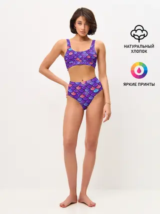 Женские топ и трусы / РУСАЛКА | ЧЕШУЯ