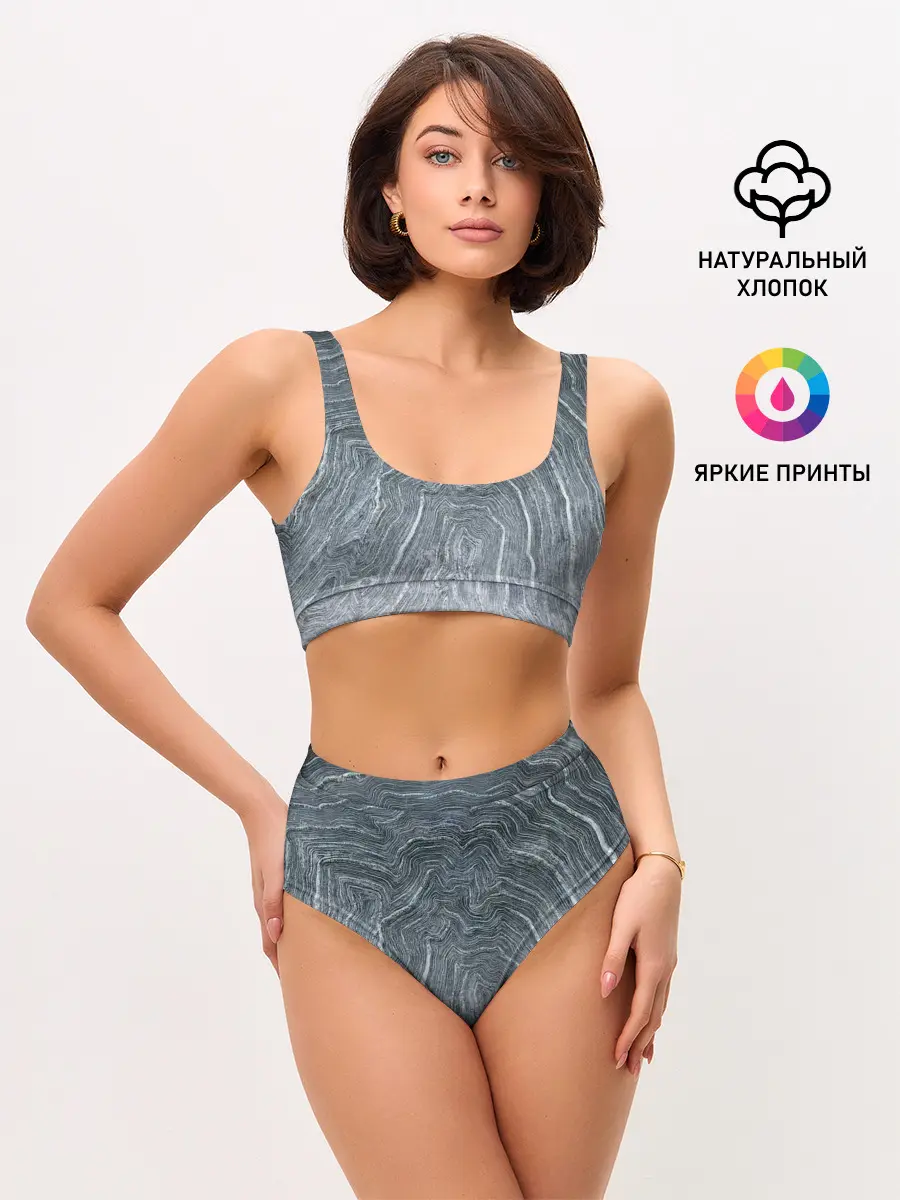 Женские топ и трусы / Negative Waves