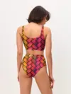 Женские топ и трусы / Colorful weave
