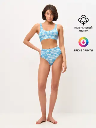 Женские топ и трусы / Морские жители