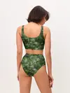Женские топ и трусы / Canvas Green Camo