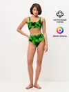 Женские топ и трусы / Зеленые Кляксы