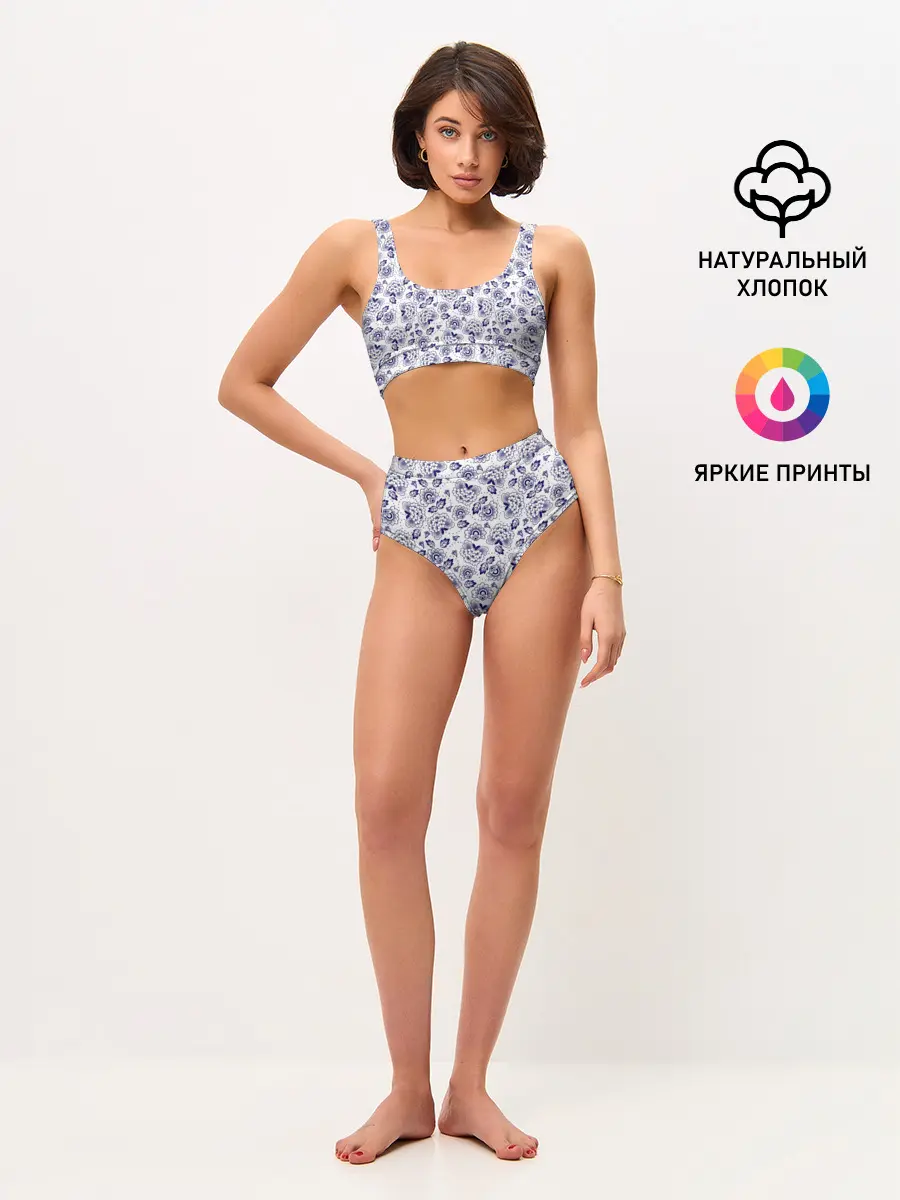 Женские топ и трусы / Узор