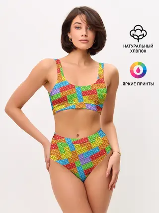 Женские топ и трусы / POP IT / SIMPLE DIMPLE