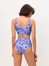 Женские топ и трусы / Синие Цветы