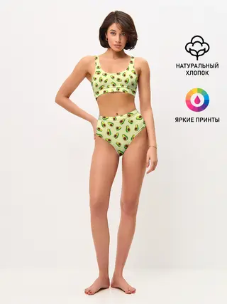 Женские топ и трусы / Авокадо / Avocado