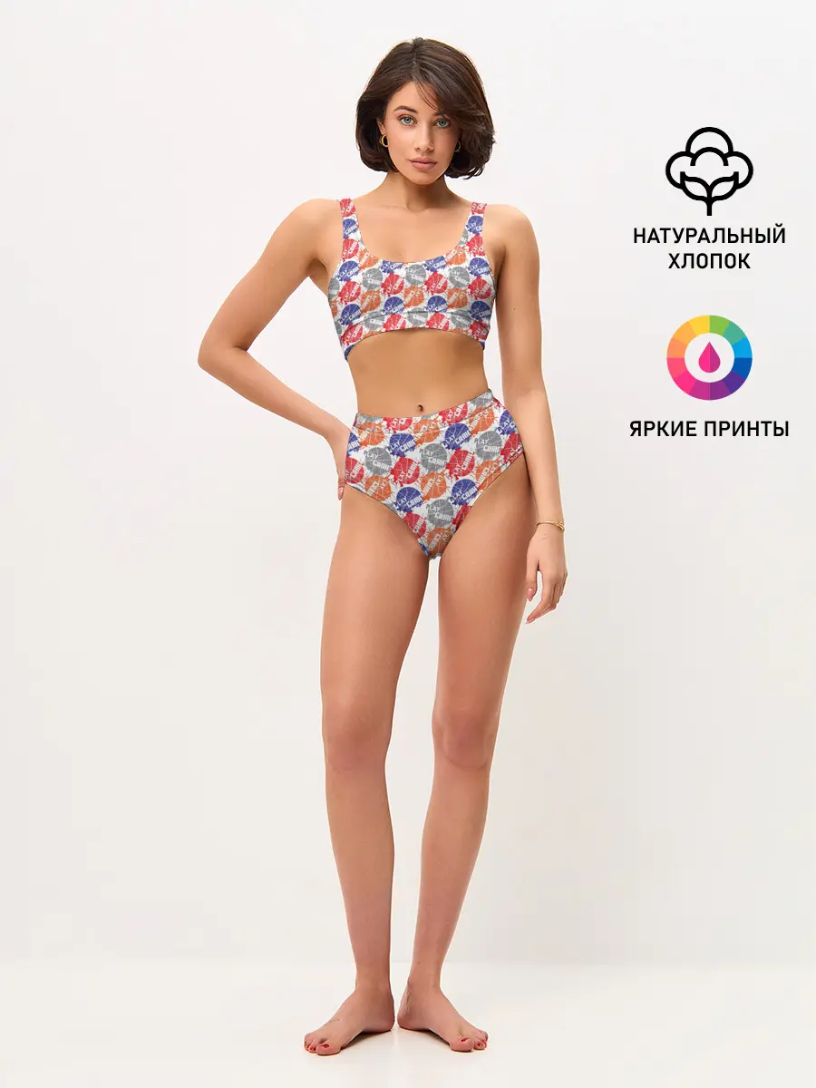 Женские топ и трусы / PLAY GAME