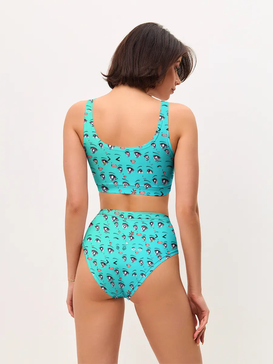 Женские топ и трусы / Аниме эмоции