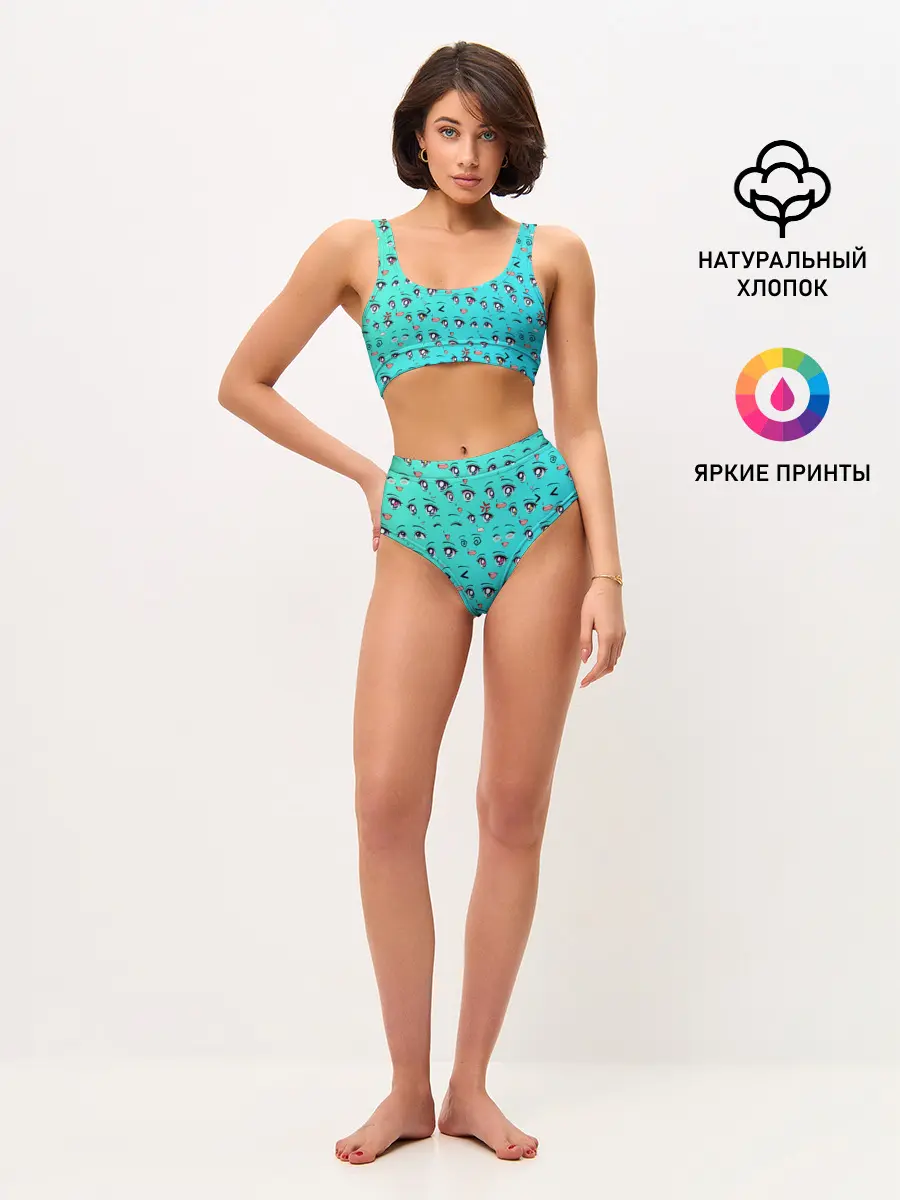 Женские топ и трусы / Аниме эмоции