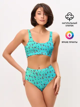 Женские топ и трусы / Аниме эмоции